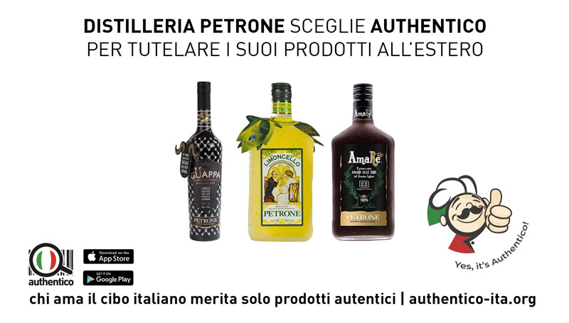 Comunicato Stampa: Antica Distilleria Petrone sceglie Authentico per tutelare i suoi prodotti all'estero